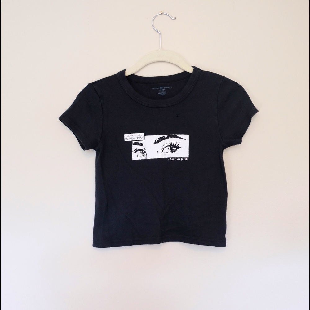 Brandy Melville Graphic Baby Tee
